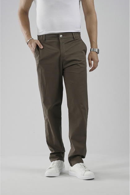 Trend Biz Regular Fit Elastic Waist Lycra Men's Trousers