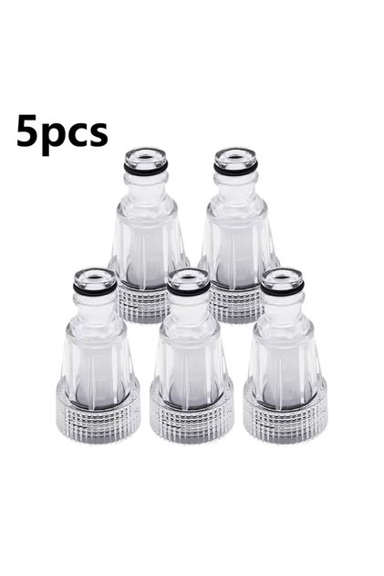 5PC 3/4" High Pressure Washer Water Filter Inlet Connector Replacement Tool Water Pump Inlet Hose Ga