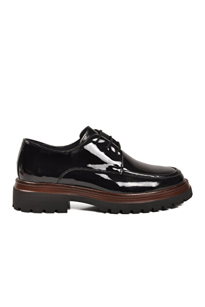 Black Patent Leather Genuine Leather Men's Casual Premium Shoes m