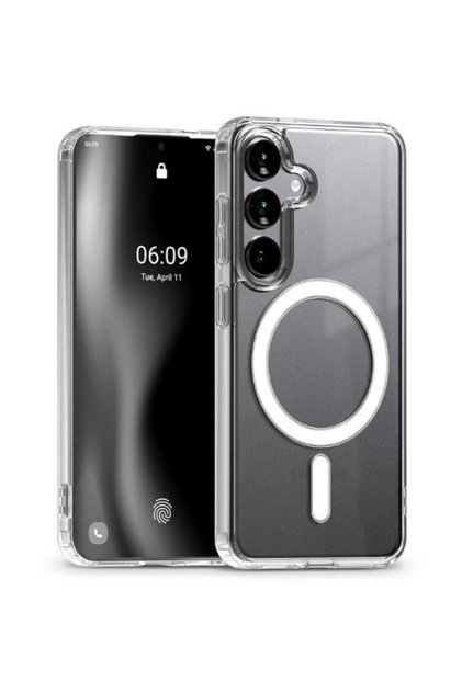 Husă Galaxy S26 Plus Mercury Jell cu MagSafe, Transparentă, Antishock, Ultra Subțire 1 mm, Protecție Cameră și Ecran, TPU + Silicon