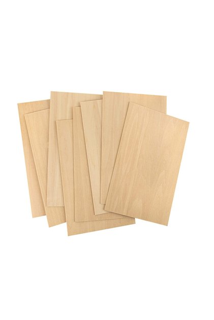 15x10cm 10pcs 10Pcs 15x10cm Basswood Boards - 2mm Thin Unfinished Wooden Sheets for Craft & Model Ma