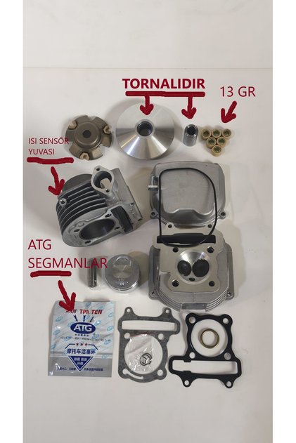 RKS Newlight 50 Ve 125 uyumlu Komple Modifiye 150cc Prfrmns Set (açıklama oku)