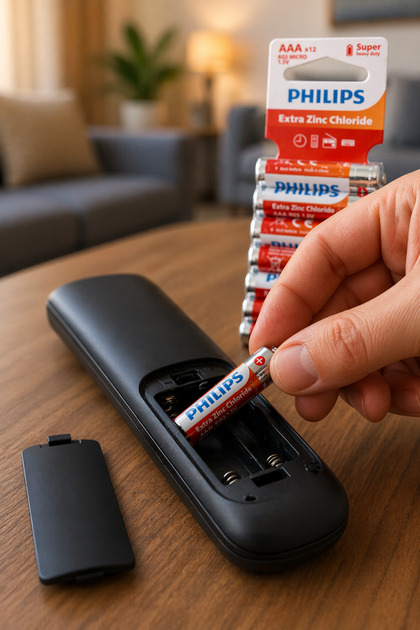 Philips AAA İnce Kalem Pil 12'li Paket 1.5V R03 Extra Zinc