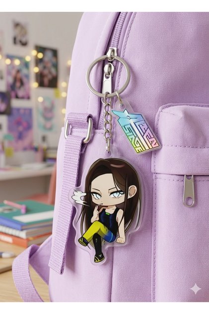 Owl Bag Alien Stage - Hyuna Patterned Acrylic Keychain Bag Ornament