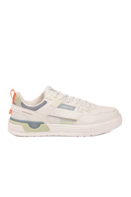 White-Orange Men's Sports Shoes 101 25205 m