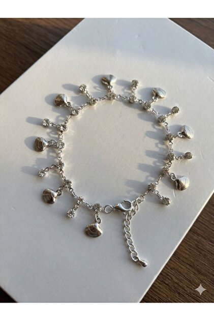 Silver Seashell Bracelet