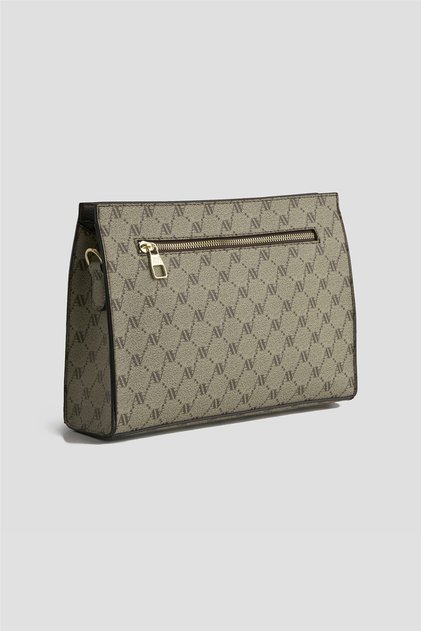 Women's Shoulder & Hand Bag 418 Mink Dotted