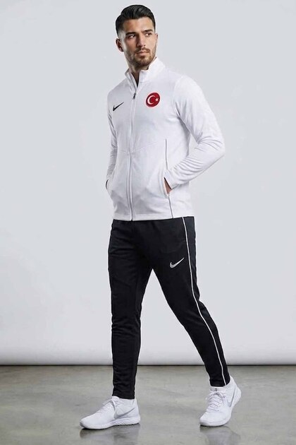 Milli Takım Erkek Eşofman Takımı - Kırmızı/Beyaz/Siyah Renk Seçenekli Fermuarlı Alt Üst Set