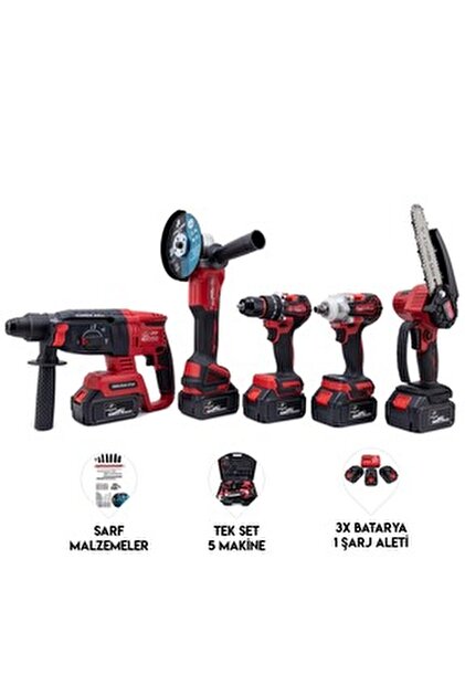 エリ　3点セット Dawreek ÜÇLÜ SET MK800 2B1Ş (Ş.SPRAL+S.SIKMA+Ş.HİLTİ) - Fiyatı