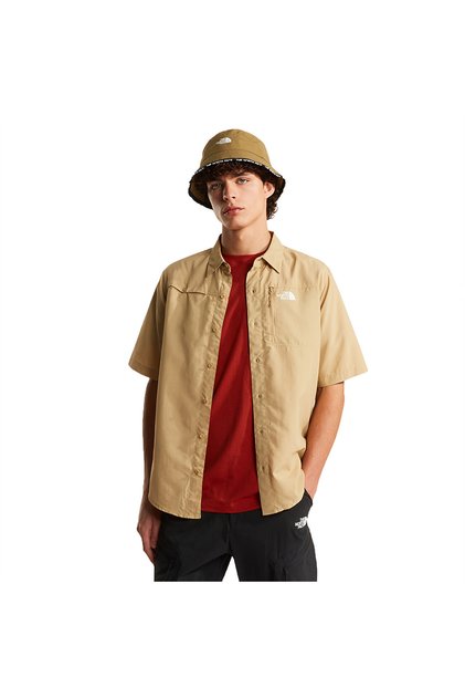 M Sequoia Short Sleeve Shirt Men's Outdoor Short Sleeve Shirt Nf0A8Fu6Lk51Beige