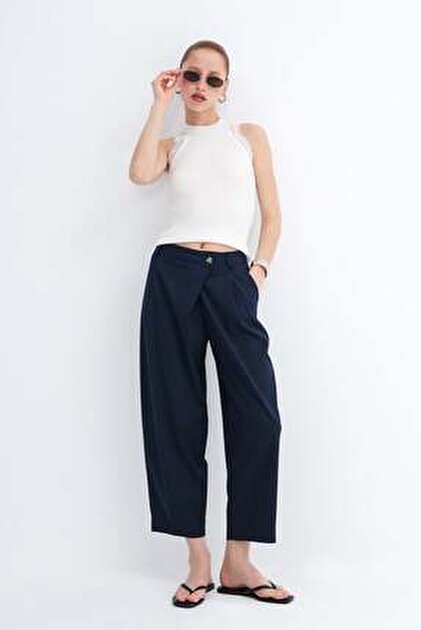 Addax Çizgili Wide Leg Pantolon PN18225 - Fiyatı, Yorumları