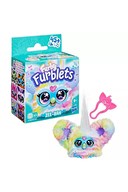 Furby Furblets Zee-Bah Sesli Mini Peluş Oyuncak 45+ Ses 6+ Yaş