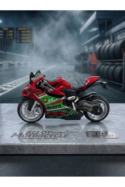 1:12 Scale Alloy Model Metal Motorcycle – Racing Monster Toy Motor with Sound and Light