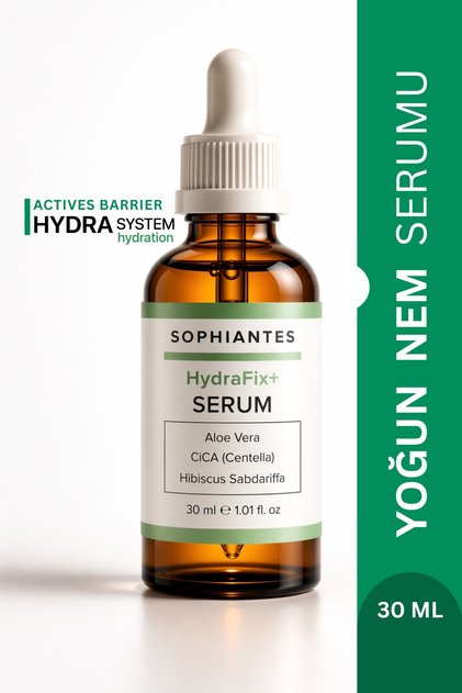 Moisturizing Serum Hyaluronic Acid, Cica Centella, Vitamin B5 Panthenol 30 ml Hydrafix+