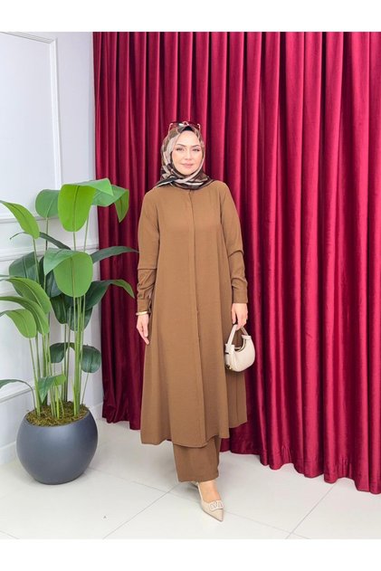 Nihan Tunic and Pants Double Hijab Set