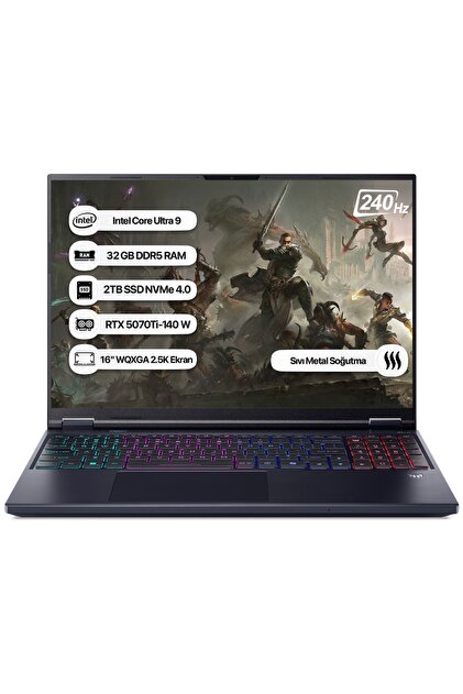ACER Predator Helios Neo 16 NH.QX4EY.003 Ultra 9 275HX 32GB 2TB