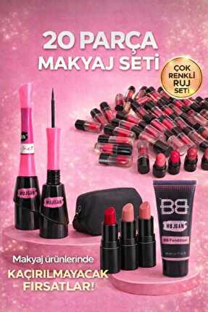 Cleo Cosmetics Avantajlı Waterproof Makyaj Seti - Fiyatı, Yorumları