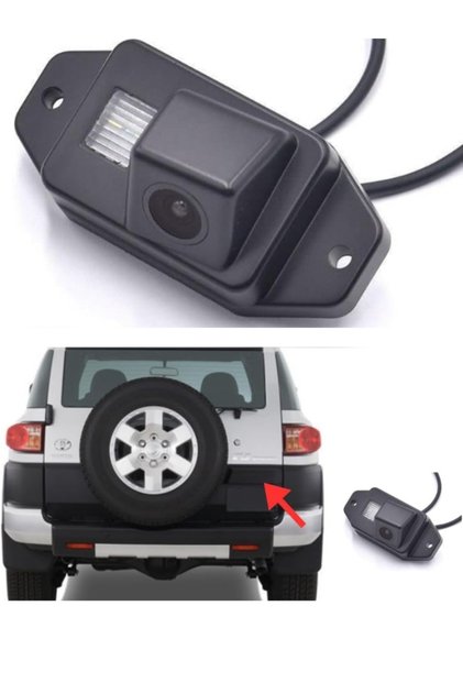 Rearview Backup Camera Compatible With Toyota FJ Cruiser, 170 Degree, Waterproof