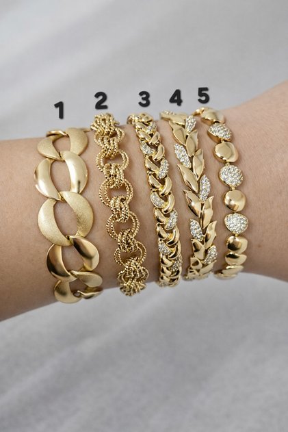 Anneler Gününe Özel 14K Altın Rengi Bileklik Koleksiyonu-Xuping jewelry 5 Model