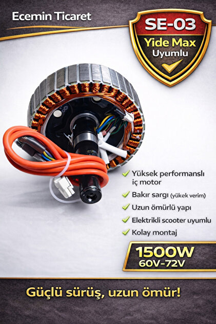 Volta se-03 60v 72v rotor yide iç motor - Fiyatı, Yorumları