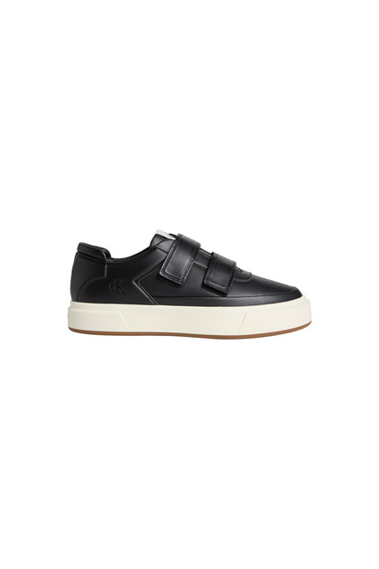 ③ kevincxy Calvin Klein Chunky Cupsole Hide Laceup Erkek Siyah Spor Ayakkabı
