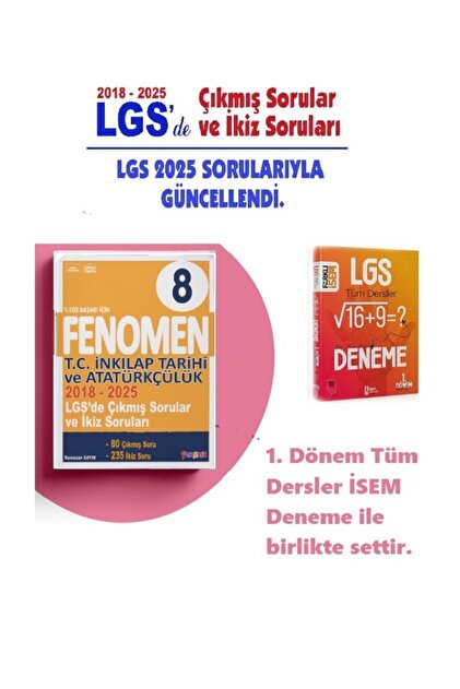 Fenomen Yayıncılık FENOMEN YAYINLARI 8.SINIF T.C. İNKLAP TARİHİ