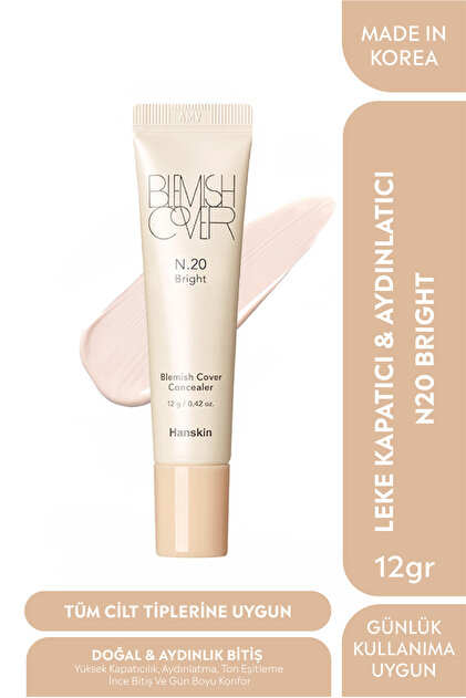 Hanskin Blemish Cover Concealer Leke Kapatıcı - N-20 Bright