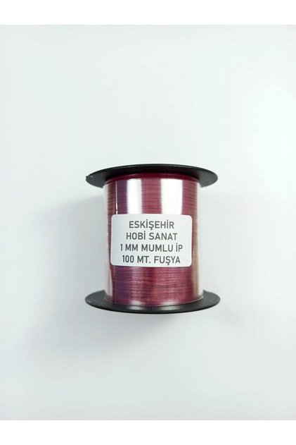 1.0 mm 100 Meters Waxed Thread Saddler Leather Sewing Thread Necklace Jewelry Design Thread Bracelet Thread Fuchsia Color