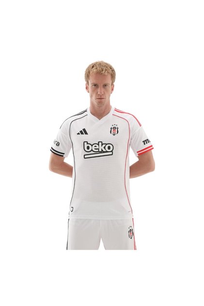 JD1418-E adidas Bjk Jk 25-26 İç Saha Erkek Forma Beyaz