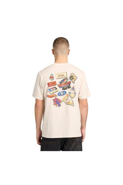 Timberland Magnet Back Graphic Tee Erkek Bej Tshirt Tb0a5mnvcm91