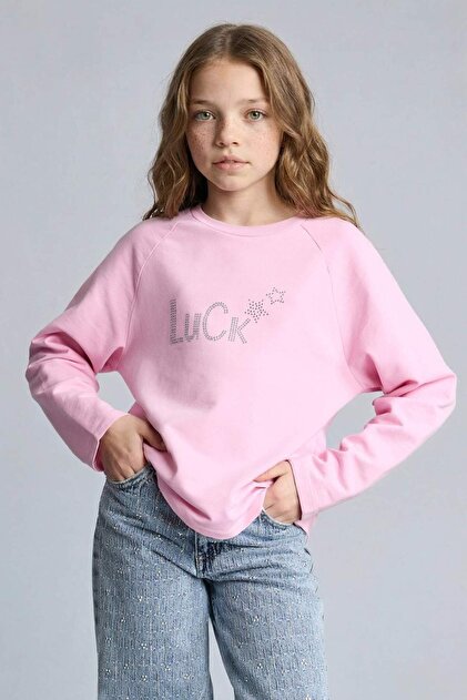 Defacto Hatsune Miku Oversize Geniş Kalıp Bisiklet Yaka Sweatshirt
