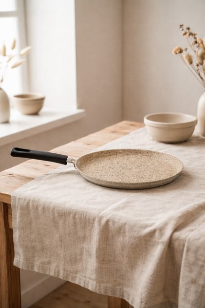 Creamy Granit Krep Tava 24 Cm