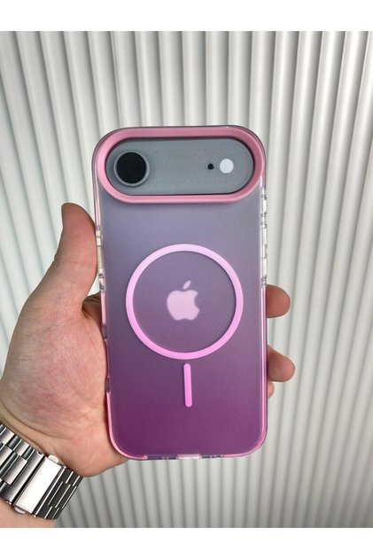 Rainbow - iPhone 17 Air Compatible Magsafe Shockproof Dual Color Case