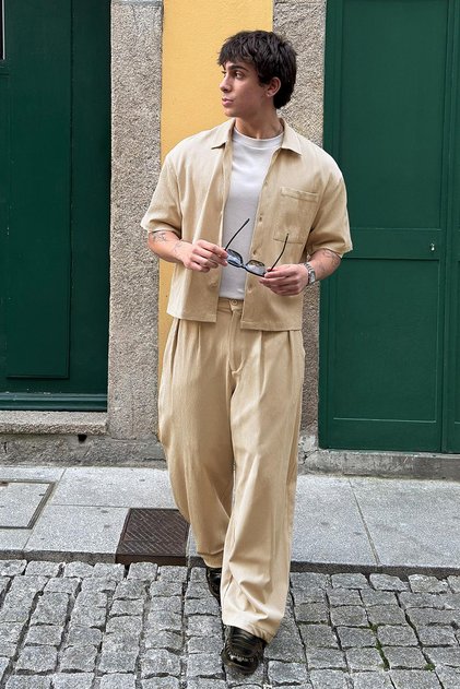Piliseli jogger fit baggy pantolon