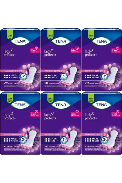 Lady Protect Bladder Pad Maxi Night Special for Night Use 72 Pieces