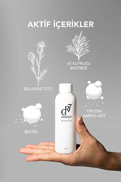GR-7 PROFESSIONAL Gr-7 Hair Lotion for White Hair Offering Natural Solution  for White Hair 125 ml- Trendyol
