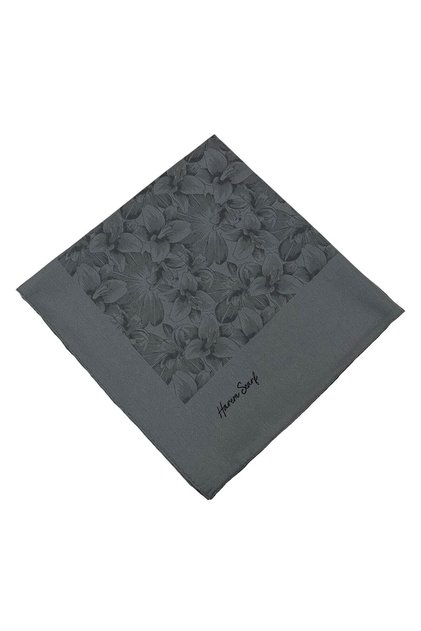 Viscose Scarf - Gold Deep - Anthracite
