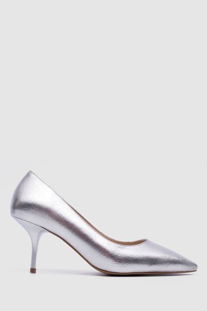 Gümüş Kadın Stiletto [TG060062]