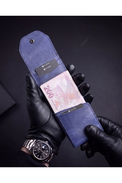Trend Viral Genuine Leather Practical Wallet with Money Compartment and Card Holder 2142