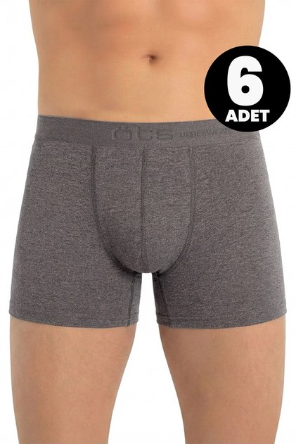 Men's 6-Piece Cotton Boxer Flexible Special Flexible Fit (2640-6)