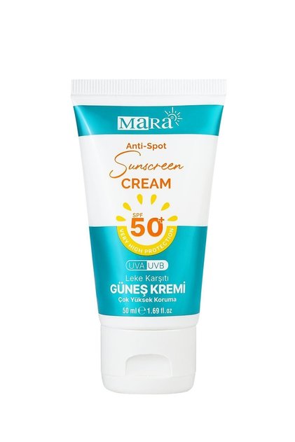 Spf 50+ Leke Karşıtı Yüz Güneş Kremi Tüm Cilt Tipleri Için 50 Ml