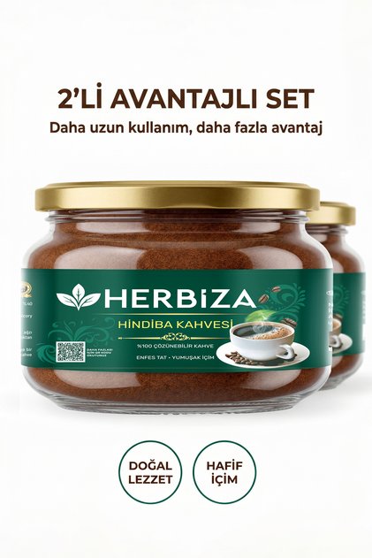 Chicory Coffee 2-Pack 120 Servings 100% Soluble Sugar-Free Additive-Free