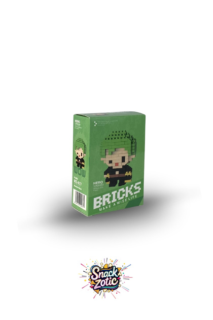 Bricks SNACKZOTIC BIRCKS RORONOA ZORO 3D MİKRO BLOK LEGO - Fiyatı