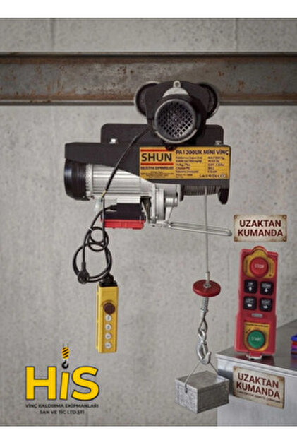 Shun 600/1200 Şaryolu 4 Hareketli Uzaktan Kumandalı Elektrikli