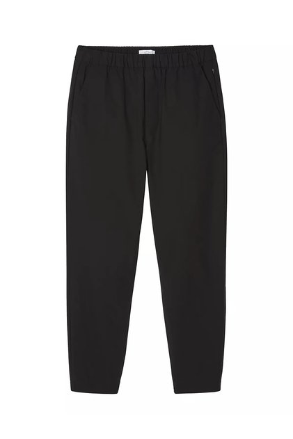 Erkek Normal Bel Düz Model Rahat Kesim Uzun Boy Siyah Pantolon