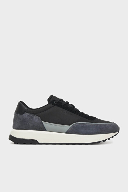 31　4 Calvin Klein Low Top Lace Up Repreve Mix Erkek Siyah Sneaker