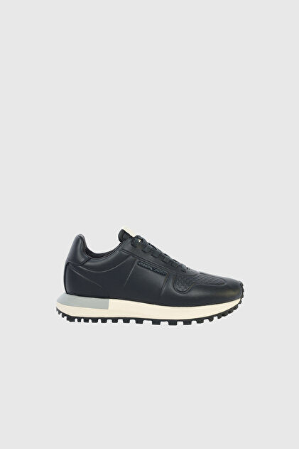 靴 archive EMPORIO ARMANI Leather Shoes Emporio Armani Men's Medium Thickness Comfortable Sole Lace-Up