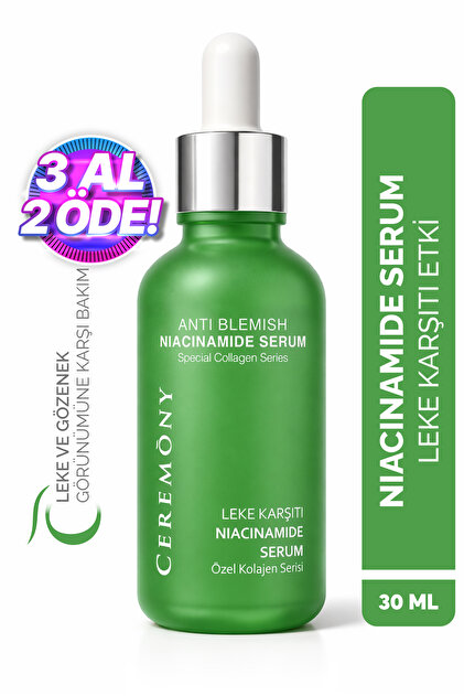 Ceremony Niacinamide Serum 30 ml | Gözenek Sıkılaştırıcı Yağ