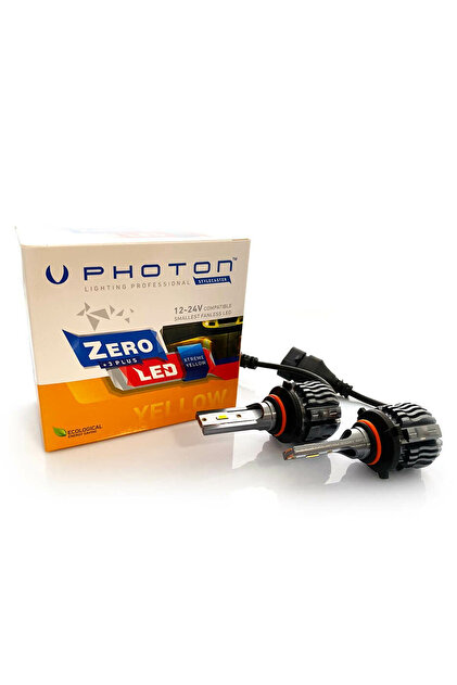 75D HB3 LEDバルブ 6000k 9005 160w 超高出力 超爆光 Photon Zero Hb3-9005 Civciv Sarı +3 Plus Fansız Led 12v-24v