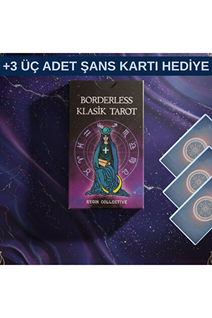 Ekorp Kitap Black Tarot English Edition - 78 Cards and The